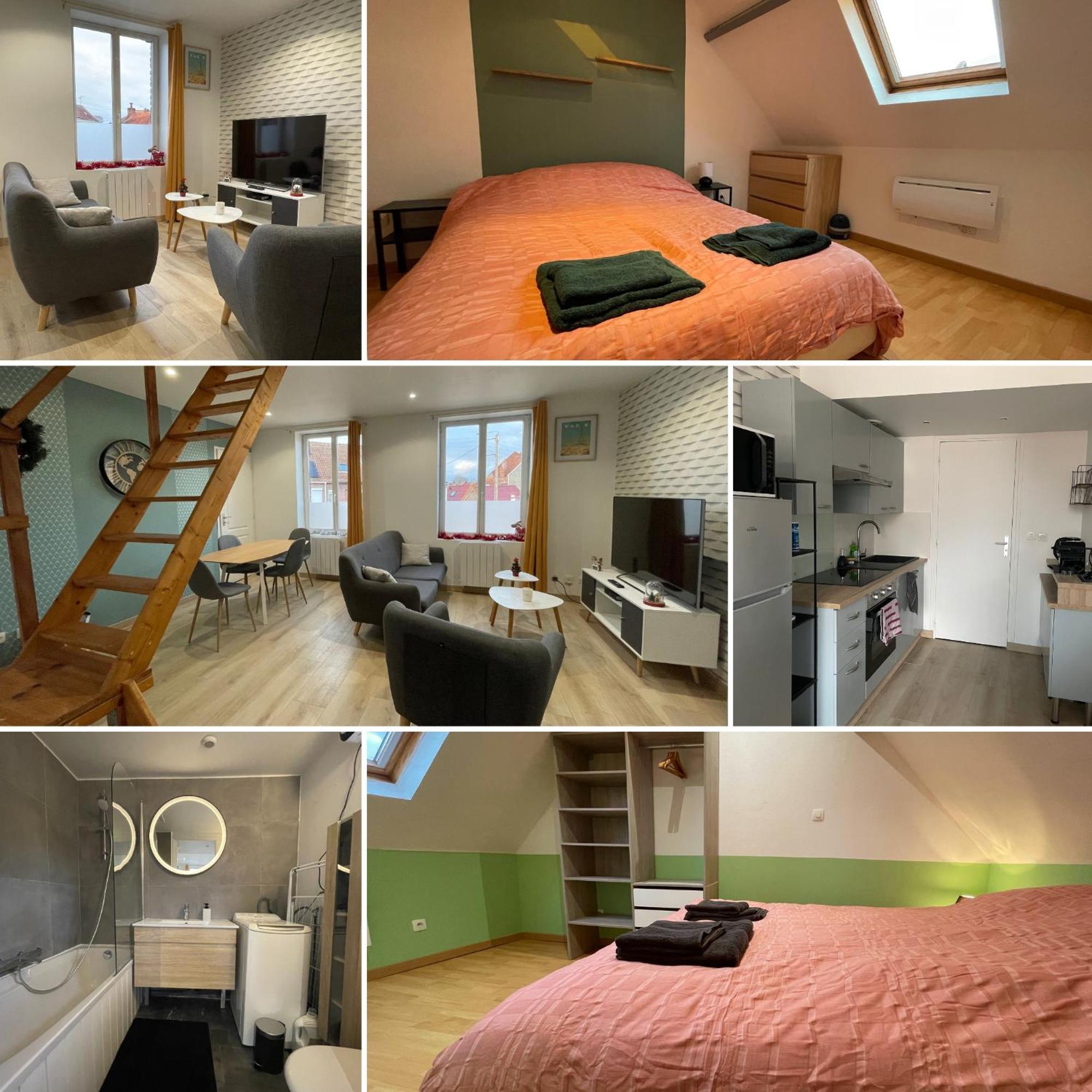 Gite Le Duplex - 5Min De La Gare Vers Lille-Lens-Arras Phalempin 外观 照片