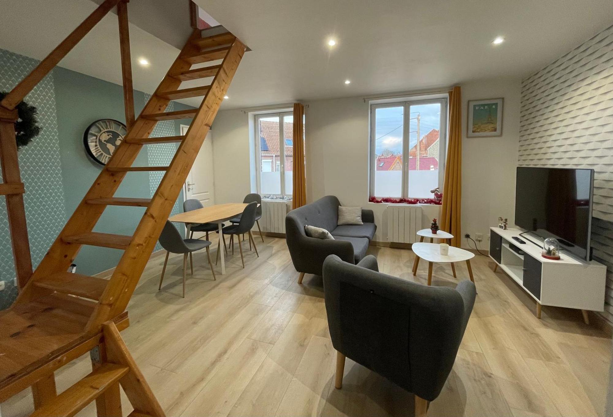 Gite Le Duplex - 5Min De La Gare Vers Lille-Lens-Arras Phalempin 外观 照片